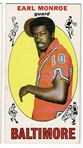 1969 Topps Basketball #80 Earl Monroe - Baltimore Bullets RC